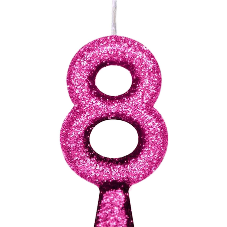 Vela Tubular Alegria & Festa N. 8 - Rosa