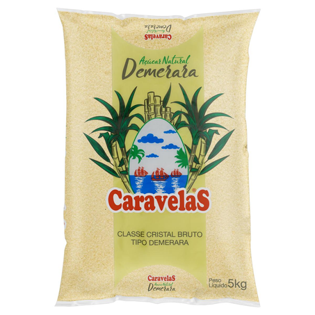Açúcar Demerara Caravelas 5kg