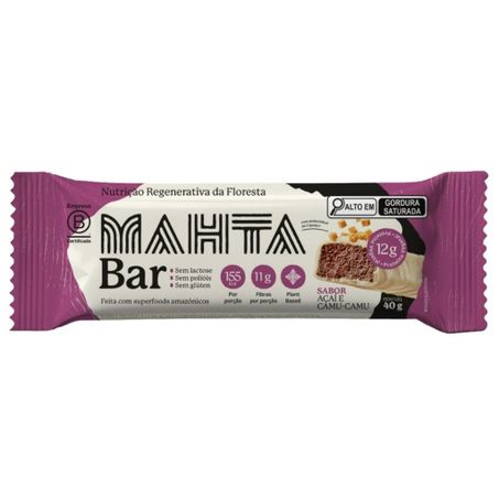 Mahta Barra de Proteína Açaí Camu-Camu 40g