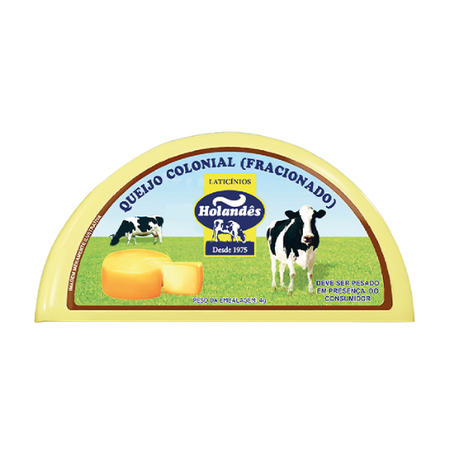 Queijo Holandês Colonial fracionado - aproximadamente 400g