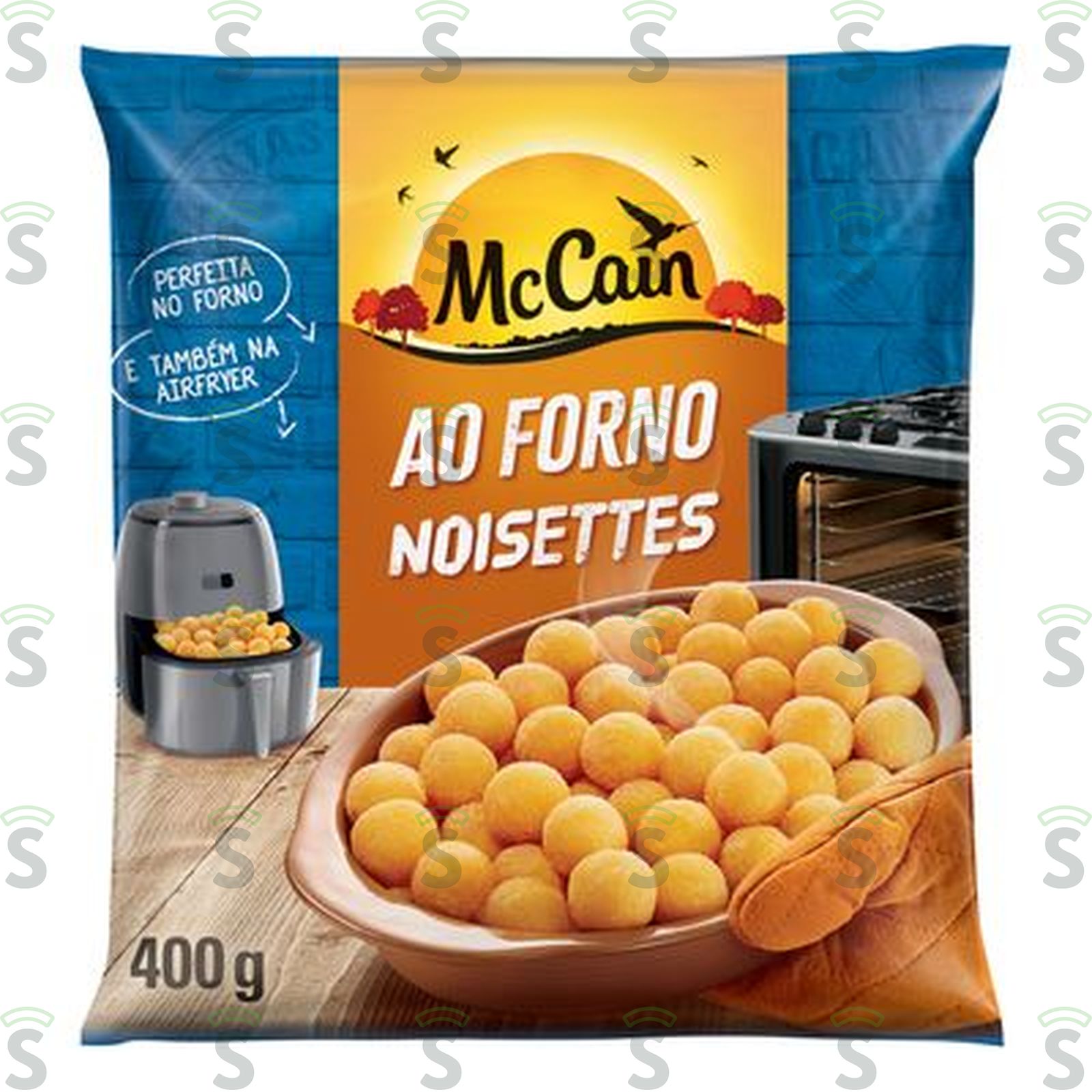 Batata Pré-frita Noisette Congelada Mccain Ao Forno Pacote 400G