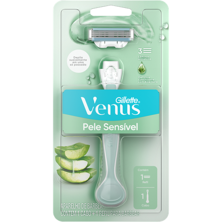 Gillette ap depilar venus pele sensivel