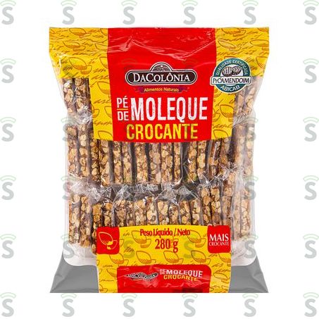  Pé de Moleque Dacolônia Crocante Embalagem 280g