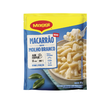 Macarrão maggi air fryer 65g molho branco