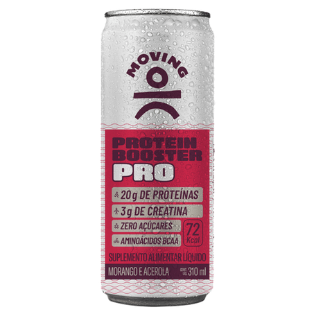 Moving Protein Bebida Proteica Sabor Morango e Acerola 310 ml