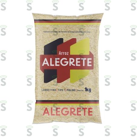 Arroz Polido Tipo 1 Alegrete Pacote 1kg