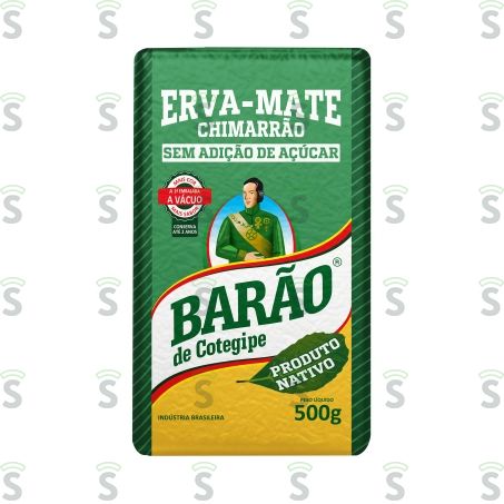  Erva Mate Chimarrao Barao S/acucar 500g