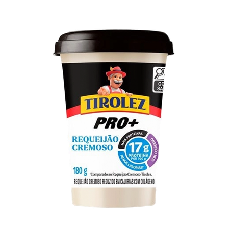Requeijão Tirolez Pro+ 17g de Proteína 180g