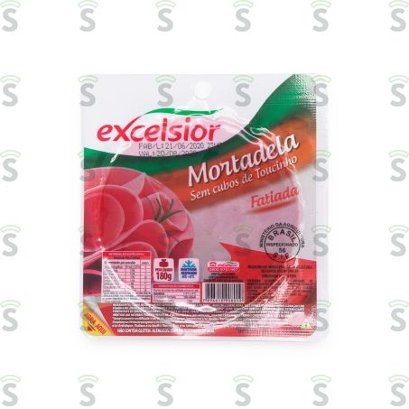 Mortadela Excelsior Fatiada Sem Cubos de Toucinho 180g