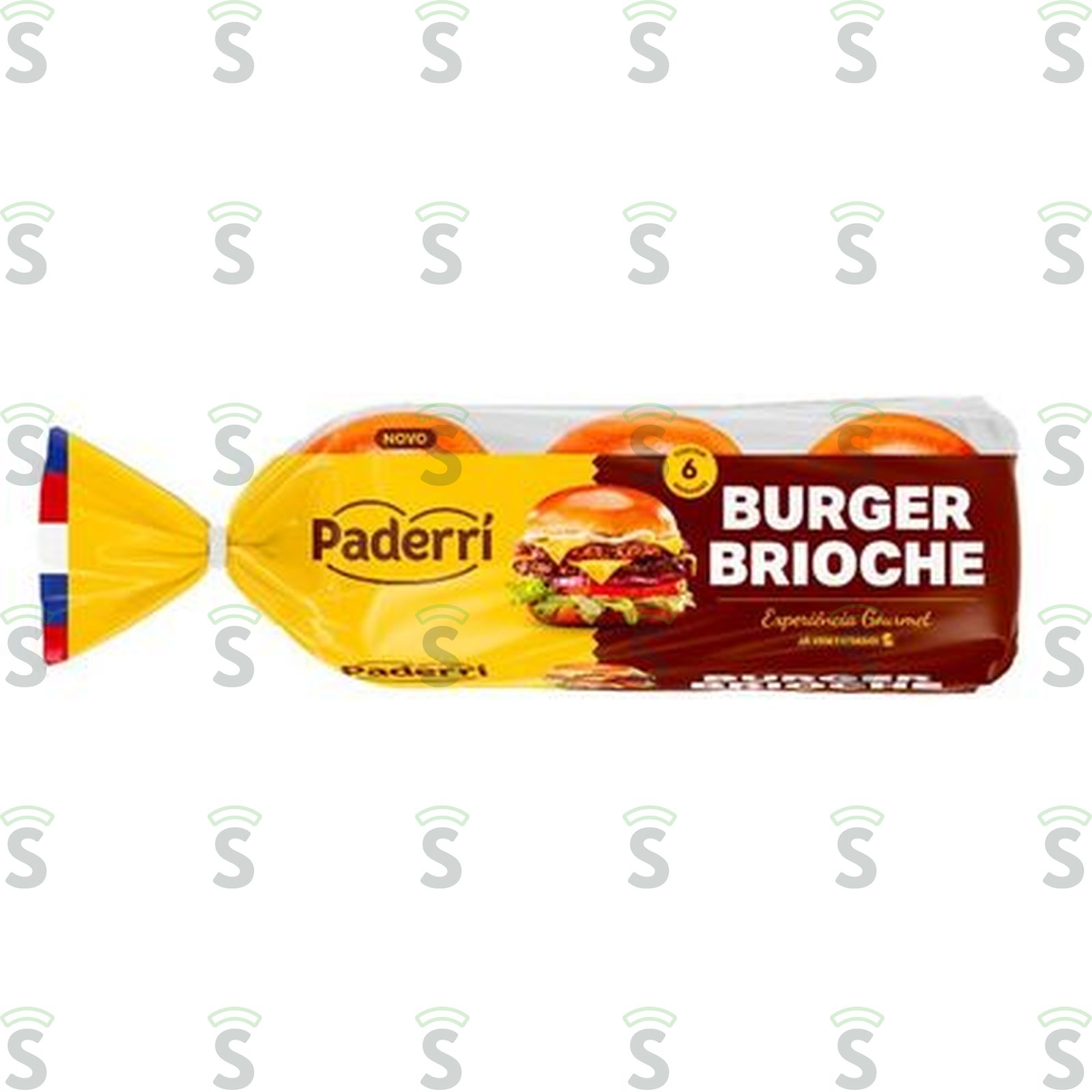 PAO BURGUER PADERRI 375G BRIOCHE
