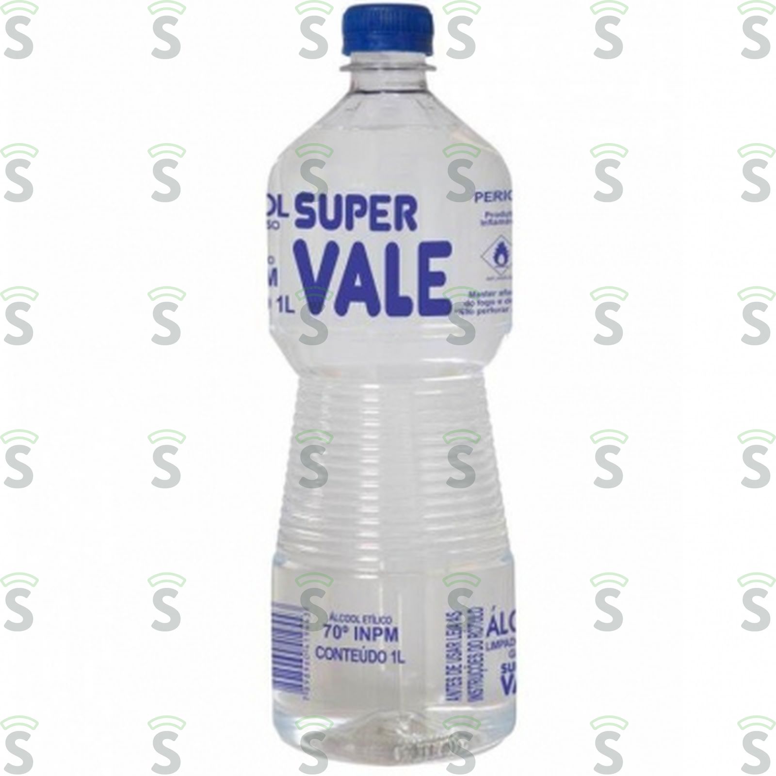 Álcool Hidratado Super Vale 70º INPM Garrafa 1lt