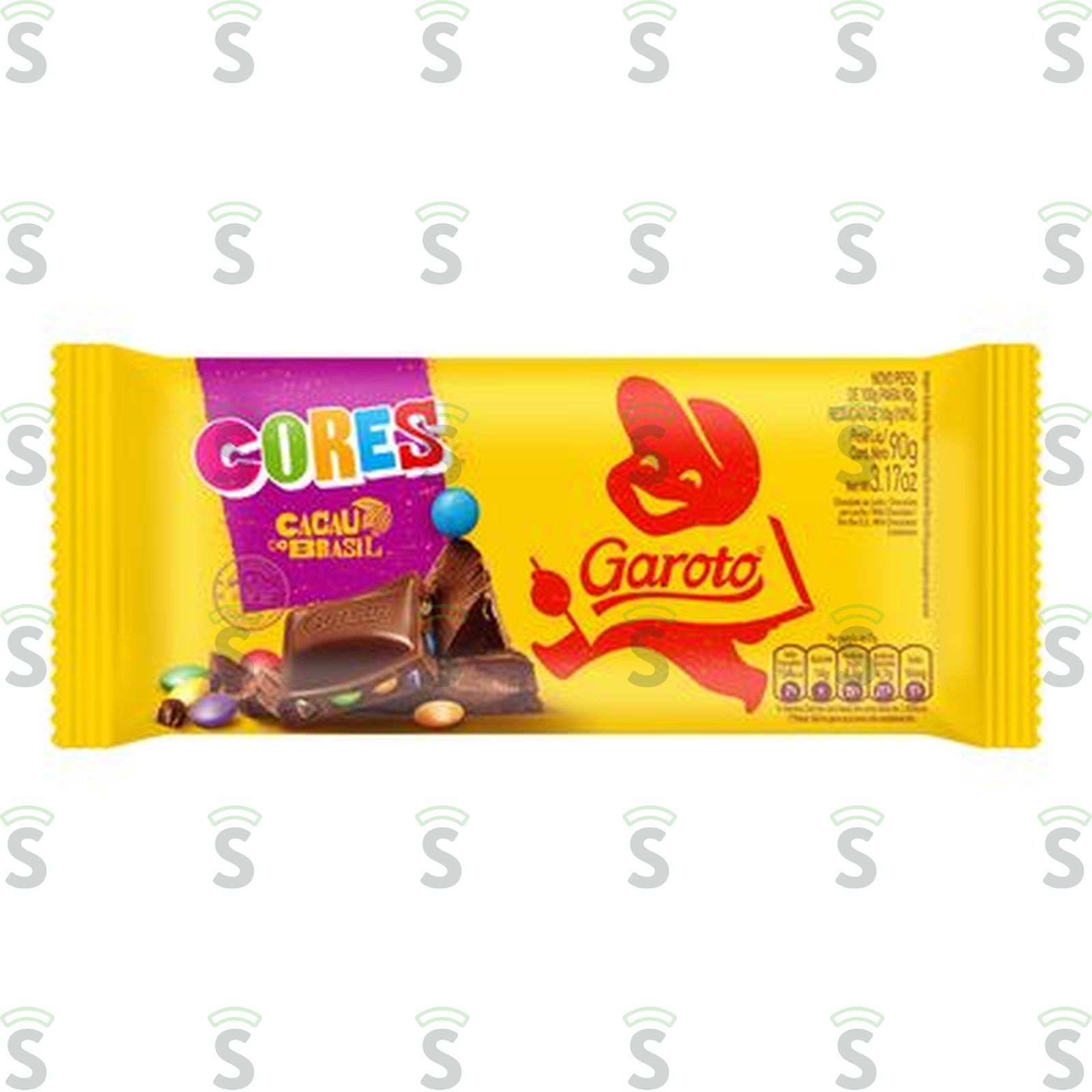 Tablete Garoto Cores 90G