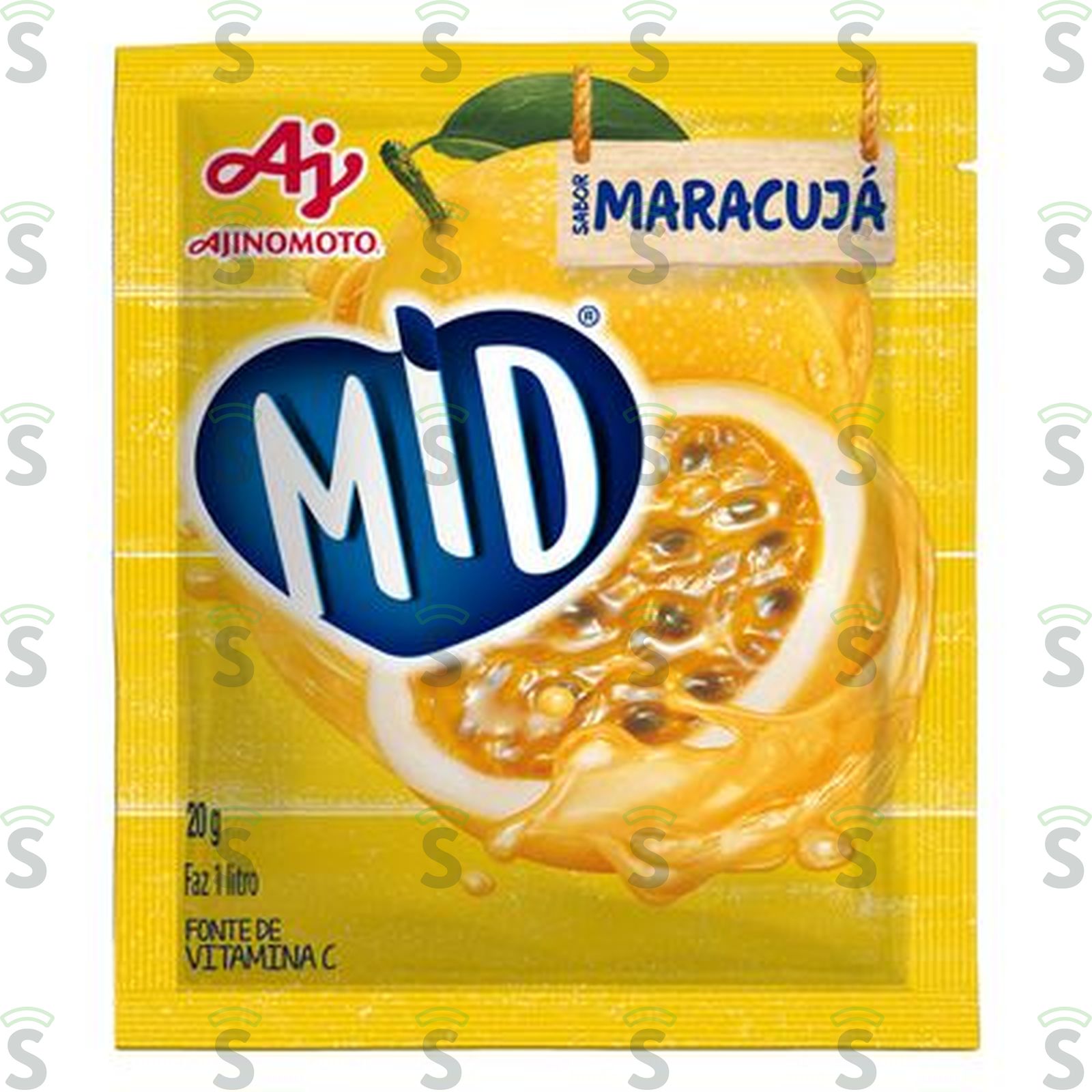 Refresco em Pó Mid Maracujá 20G