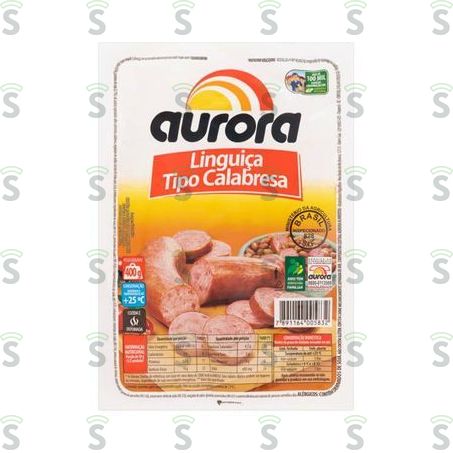  Aurora-linguica 400g Calabresa