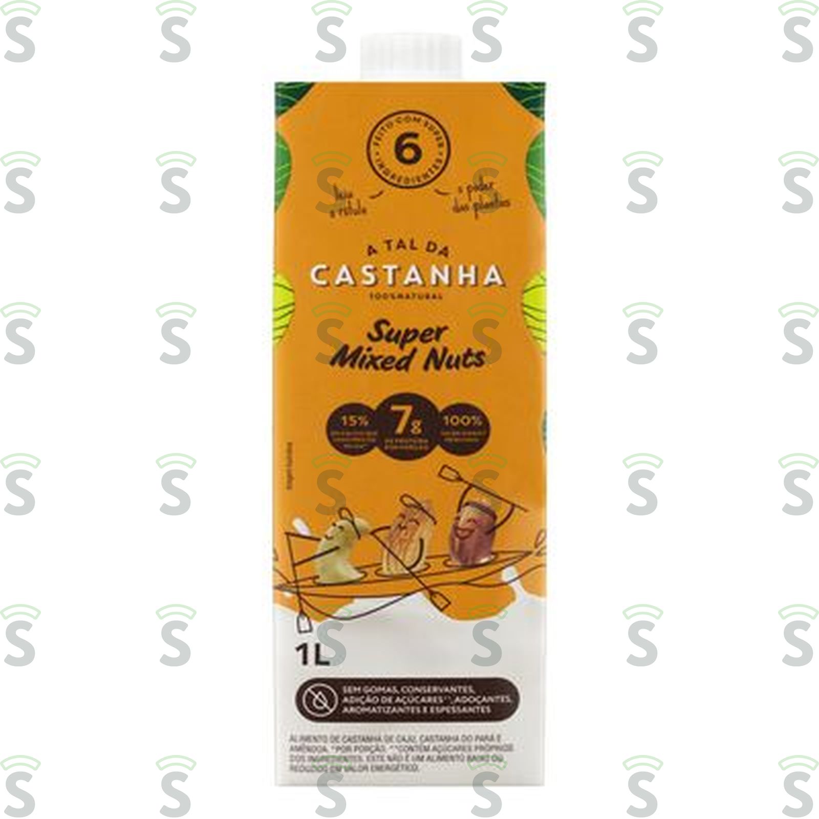 A Tal Da Castanha Bebida Vegetal Mixed Nuts Caixaitro 1LT