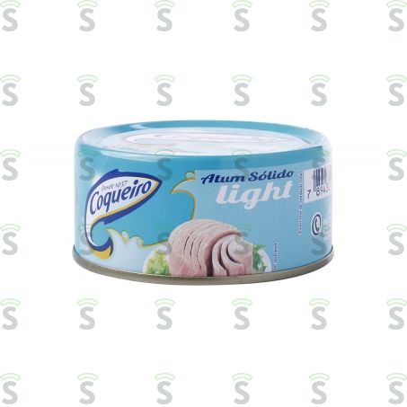  Atum Coqueiro Sólido Em Água Lata 170g