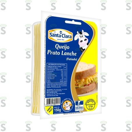  Santa Clara-queijo Prato Fatiado 150g .