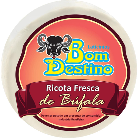 Ricota de Búfala Bom Destino Kg