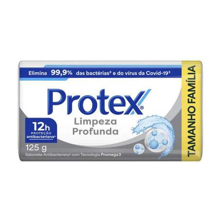 Sabonete Barra Protex Limpeza Profunda 125g
