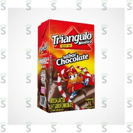  Bebida Láctea Triangulo Chocolate Embalagemitro 1lt