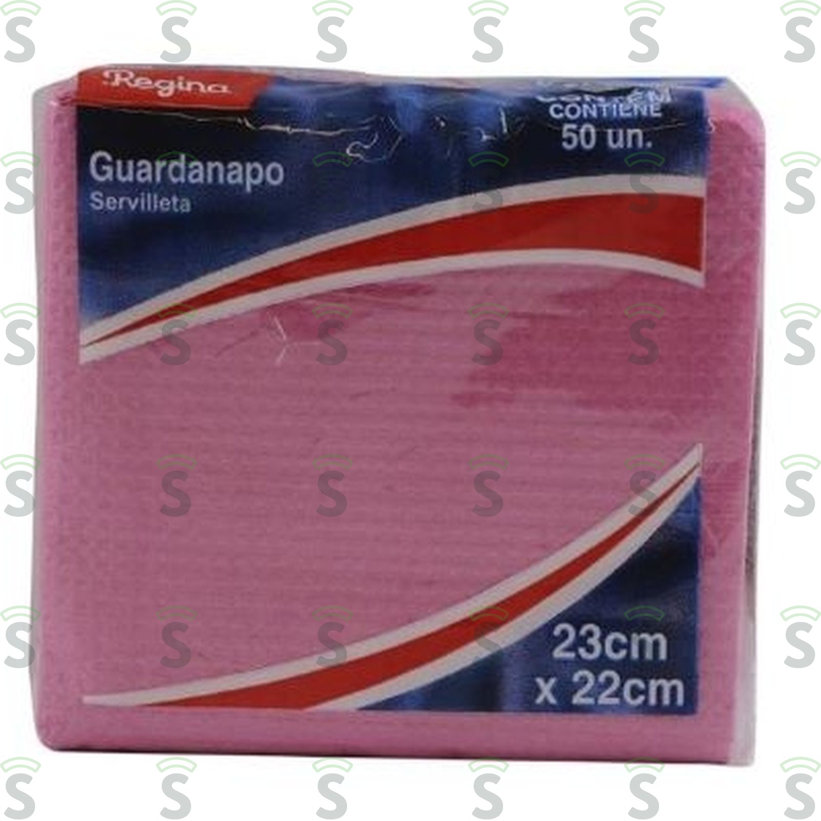Guardanapo de Papel Regina 23x22cm Rosa Pacote 50UN