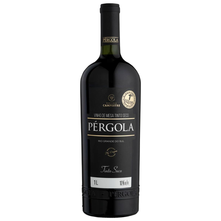 Vinho Pérgola 1 Litro - Tinto - Seco