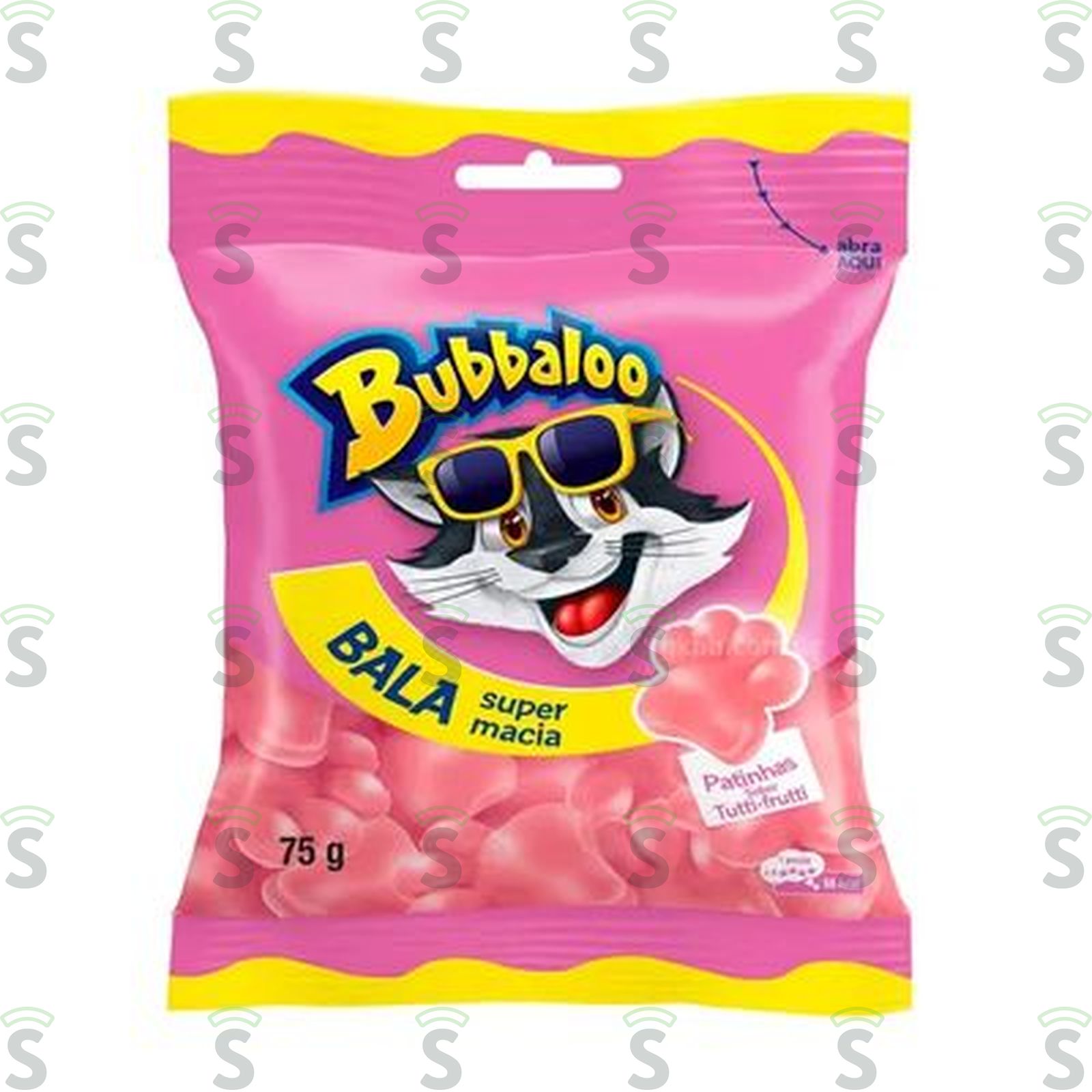 Bala Bubbaloo Tutti Frutti 75G