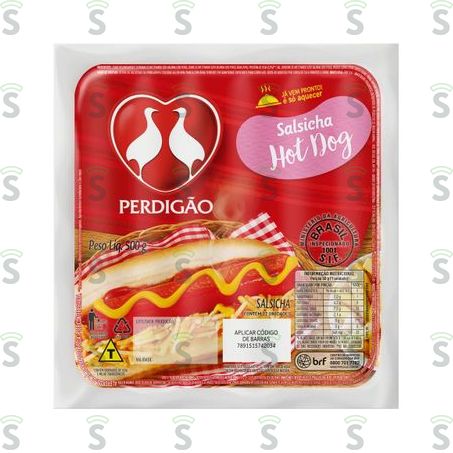  Perdigao-salsicha 500g Hot Dog