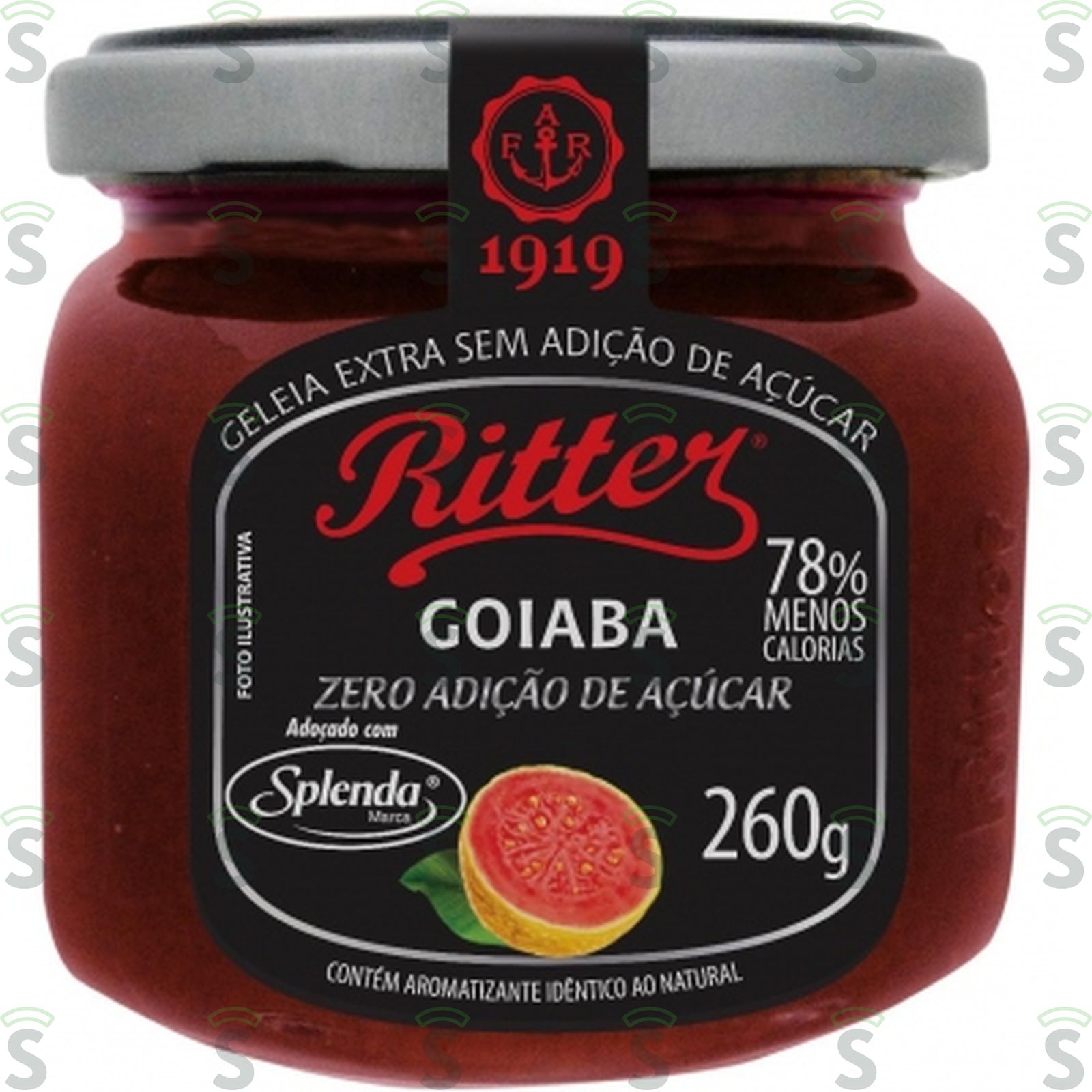 Geleia ritter z.acucar goiaba vd 260g