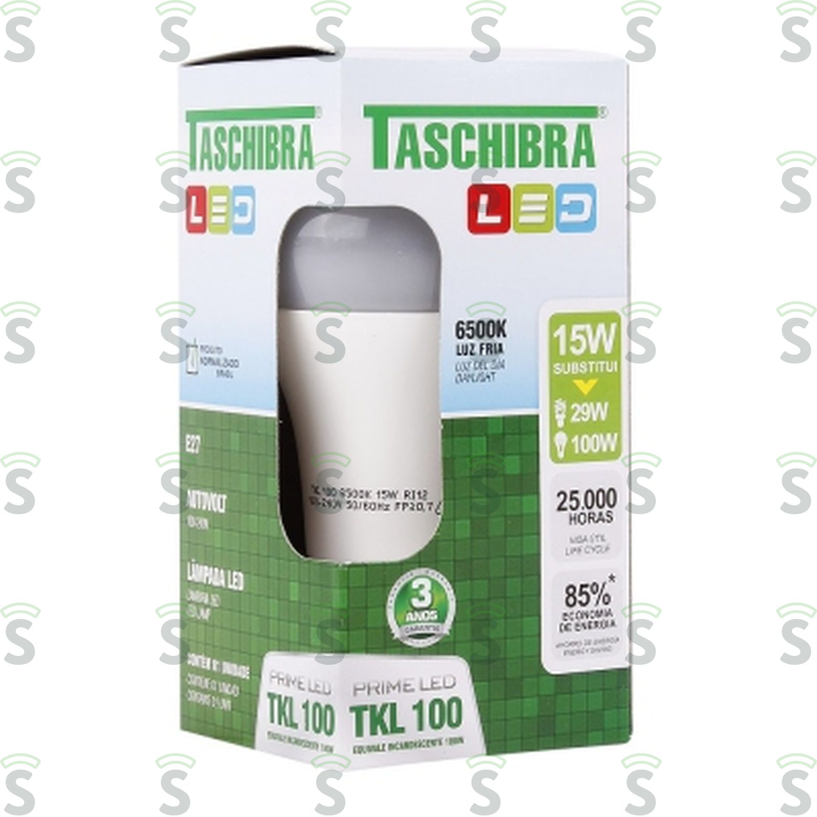 Lâmpada Taschibra Led 6500k Tkl 100 17w Embalagem 1 Unidade