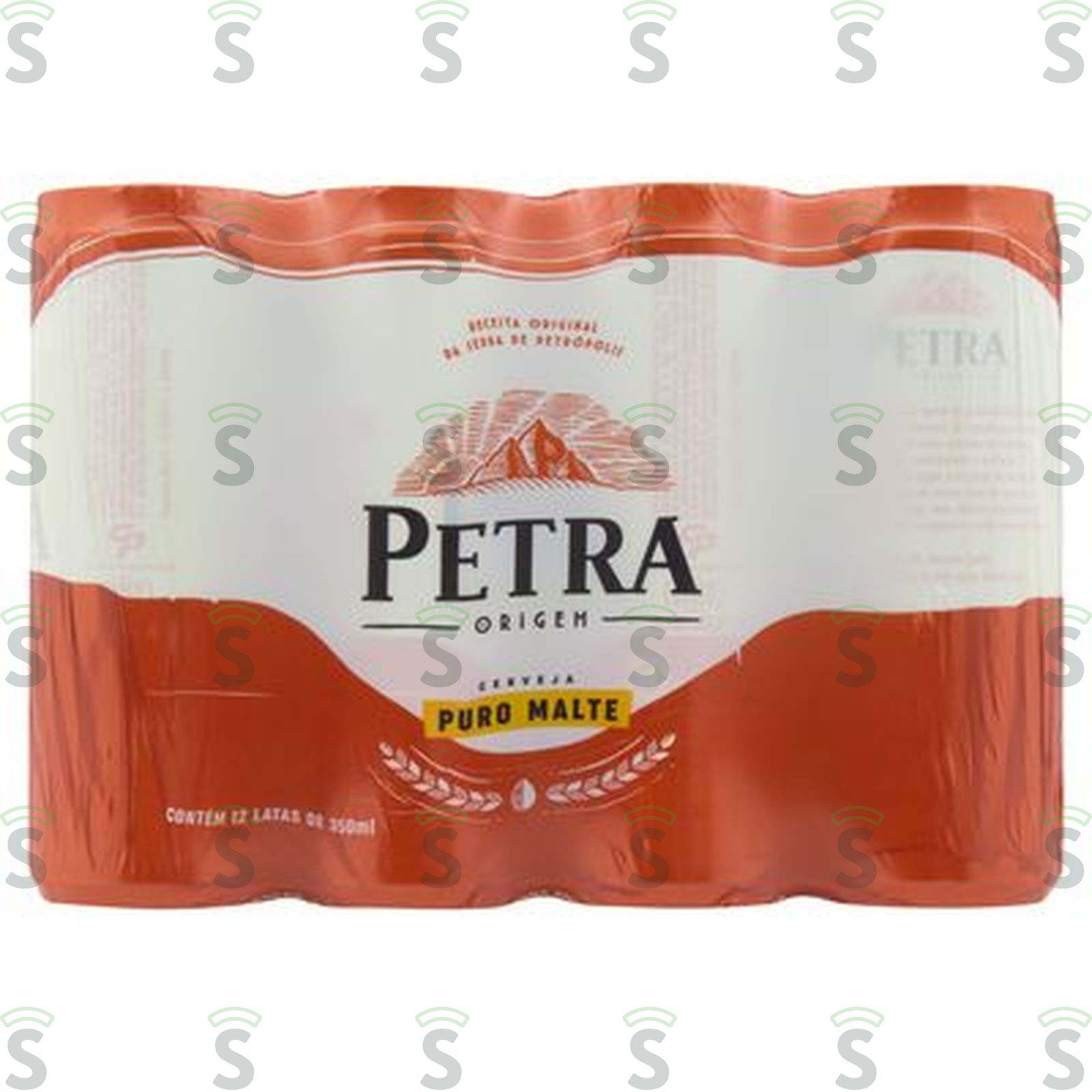 Cerveja Petra Puro Malte Lata 350ml - Pacote com 12un - 4.2lt