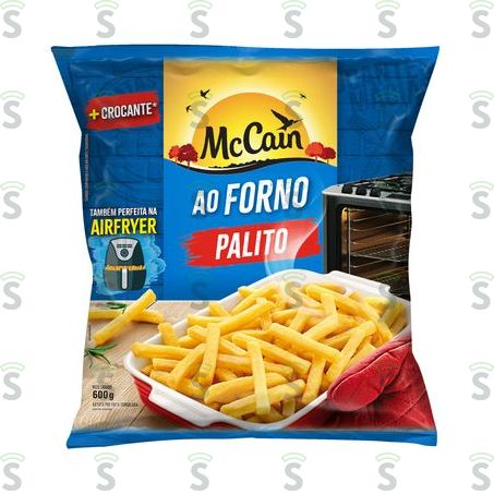  Batata Congelada Mc Cain Ao Forno Tradicional 600g