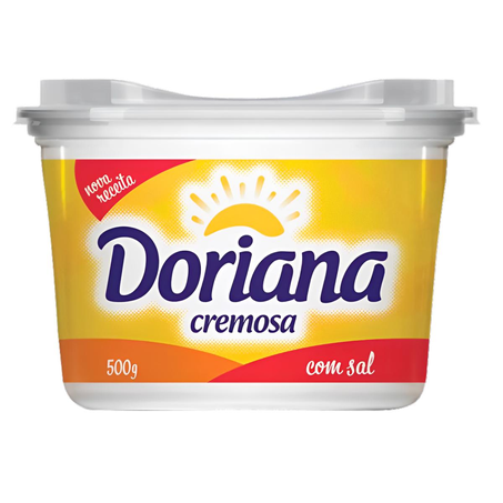 Margarina Doriana 500g - Tradicional - Com Sal