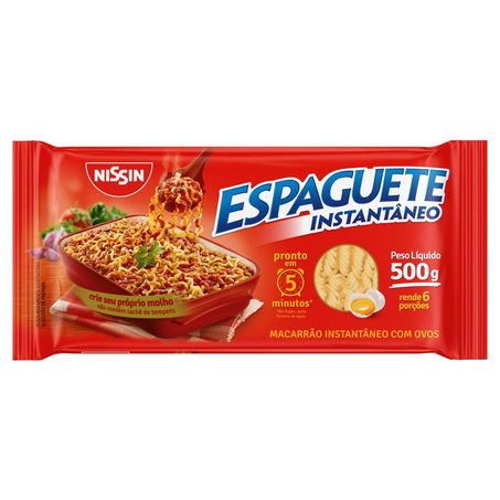 Massa Instantânea Nissin 500g - Espaguete T-5