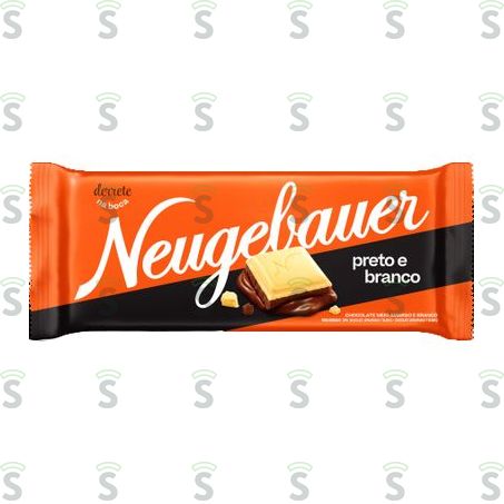  Barra de Chocolate Neugebauer Preto e Branco 90g