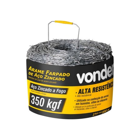  118468 - Vonder Arame Farpado 350kgf 500m