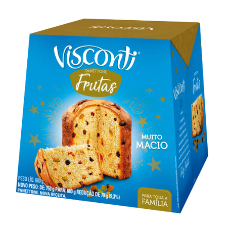 Panettone Visconti Frutas 680g