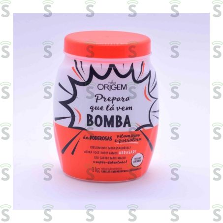  Creme de Hidratação Origem Bomba de Keratina Pote 1kg
