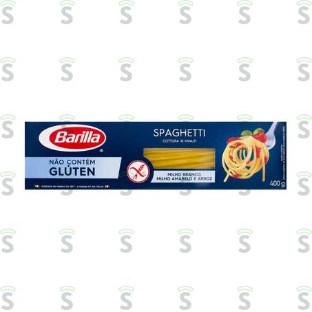  Macarrão Sem Glúten Barilla Espaguete 400g