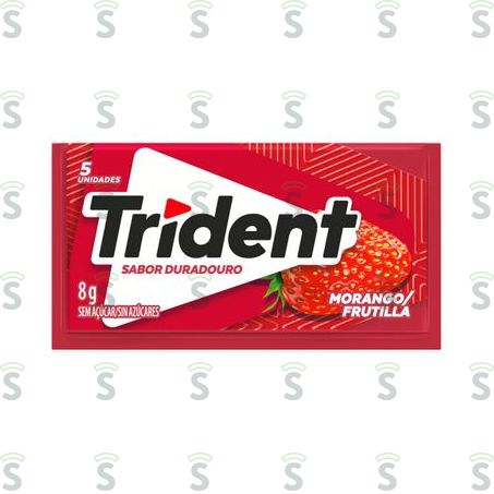  Trident-goma Mascar 8g Morango
