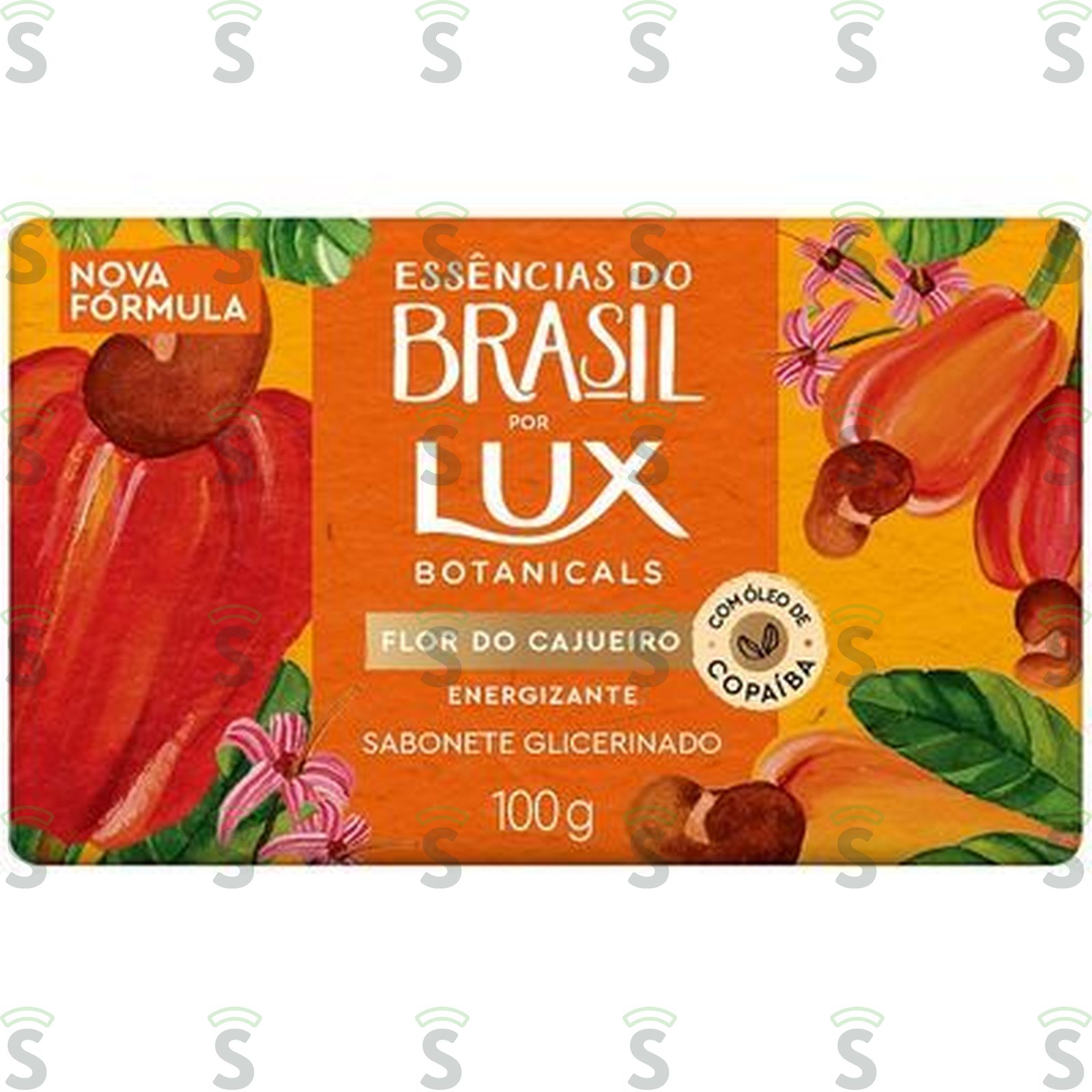 Lux-sabonete 100g essencial flor cajueiro