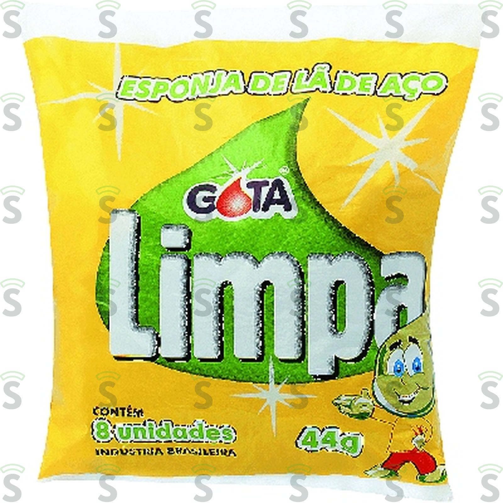 Lã De Aço Gota Limpa 44G