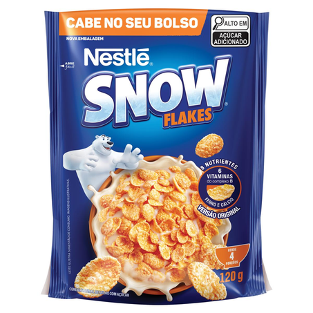 Cereal Matinal Nestlé 120g - Snow Flakes - Sachê