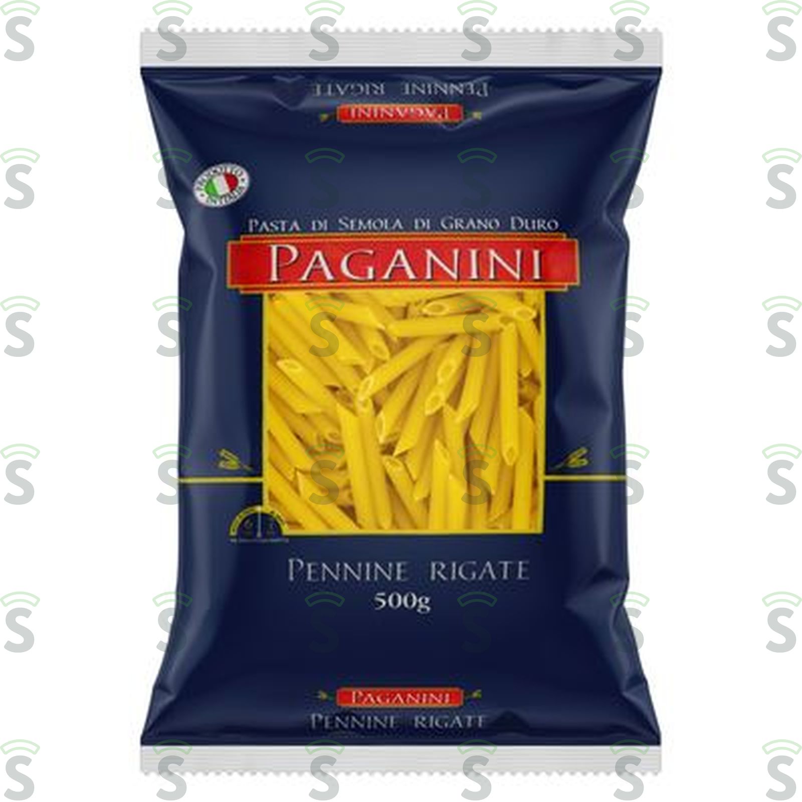 Macarrão de Sêmola Grano Duro Pennine Rigate Paganini Pacote 500G