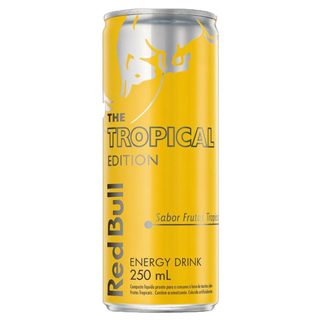Bebida Energética Red Bull 250ml - Tropical - Lata