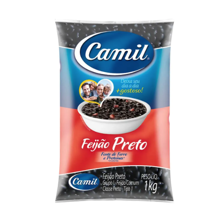 Feijão Preto Camil 1kg