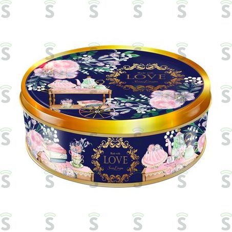  Cookies Santa Edwiges Danish Decorada Lata 340g