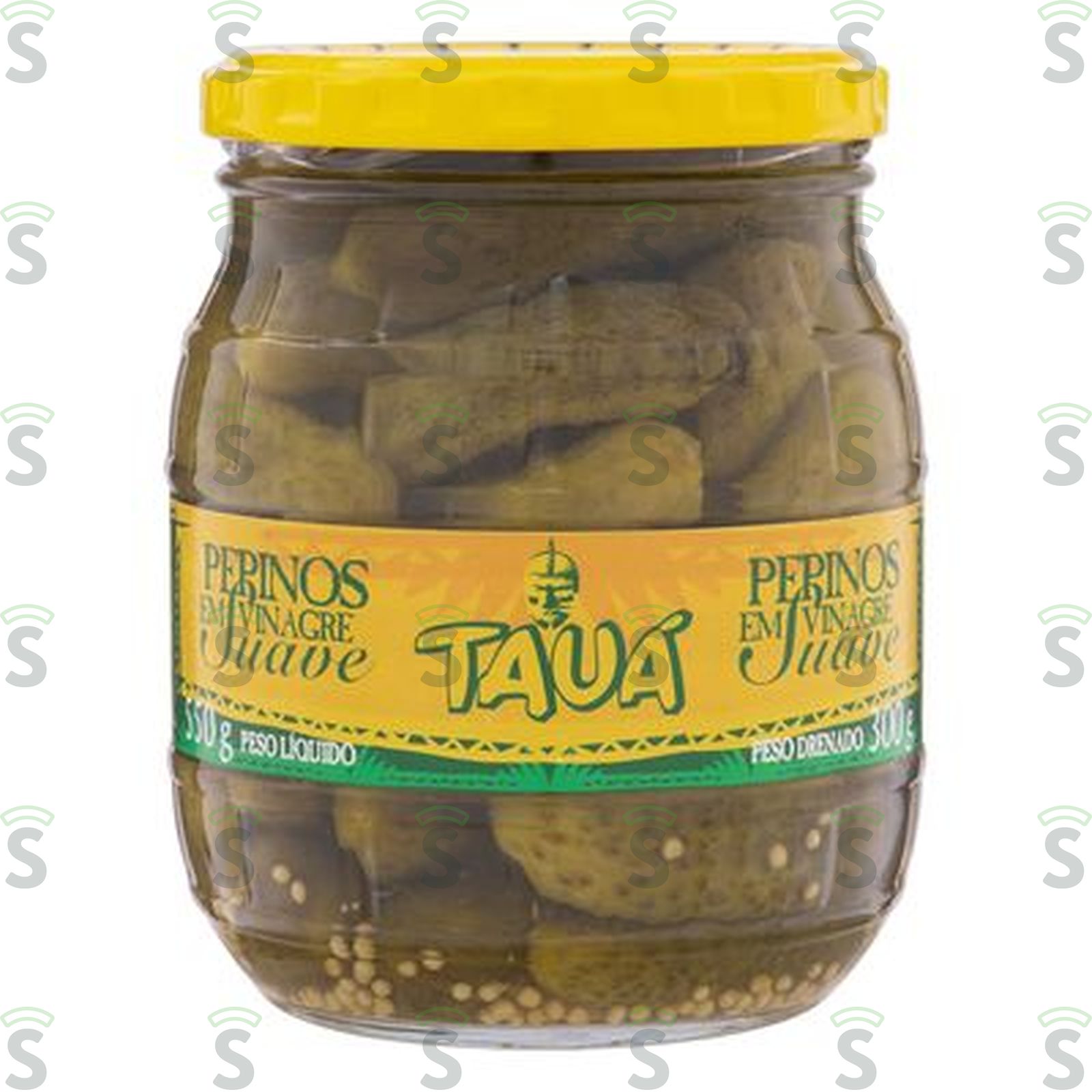 Taua-pepino em vinagre suave 300g