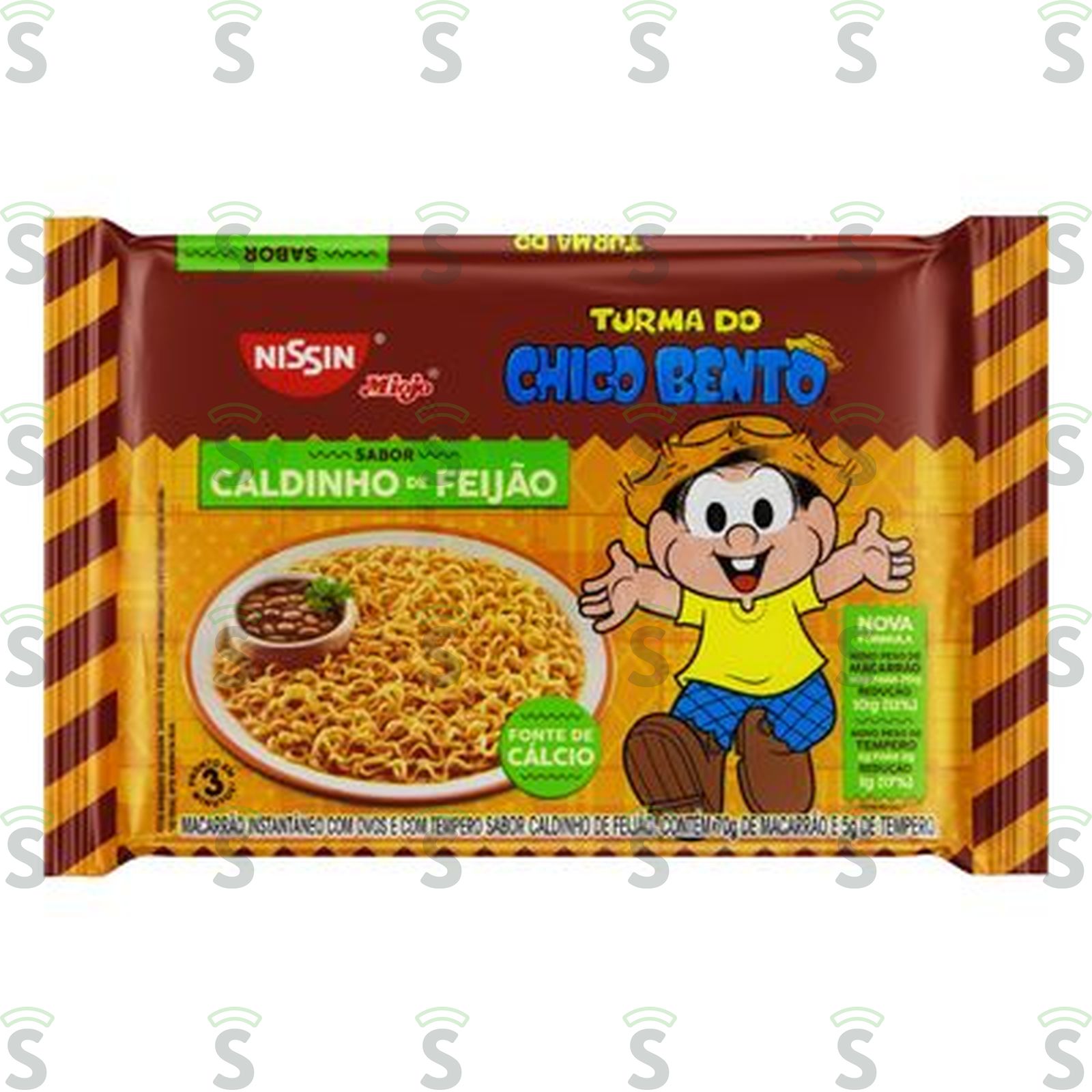 Macarrao nissin chico cald feijao 75g