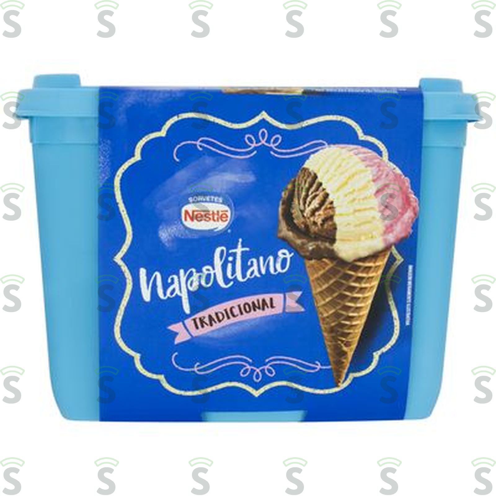 Sorvete Nestlé Napolitano Tradicional 1.5LT